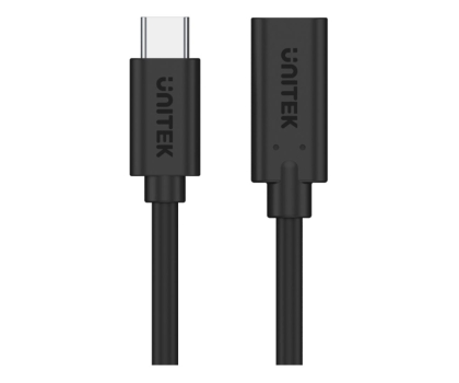 Kabel UNITEK Przedłużacz USB-C (10Gbps 4K, PD 100W) C14086BK-1.5M
